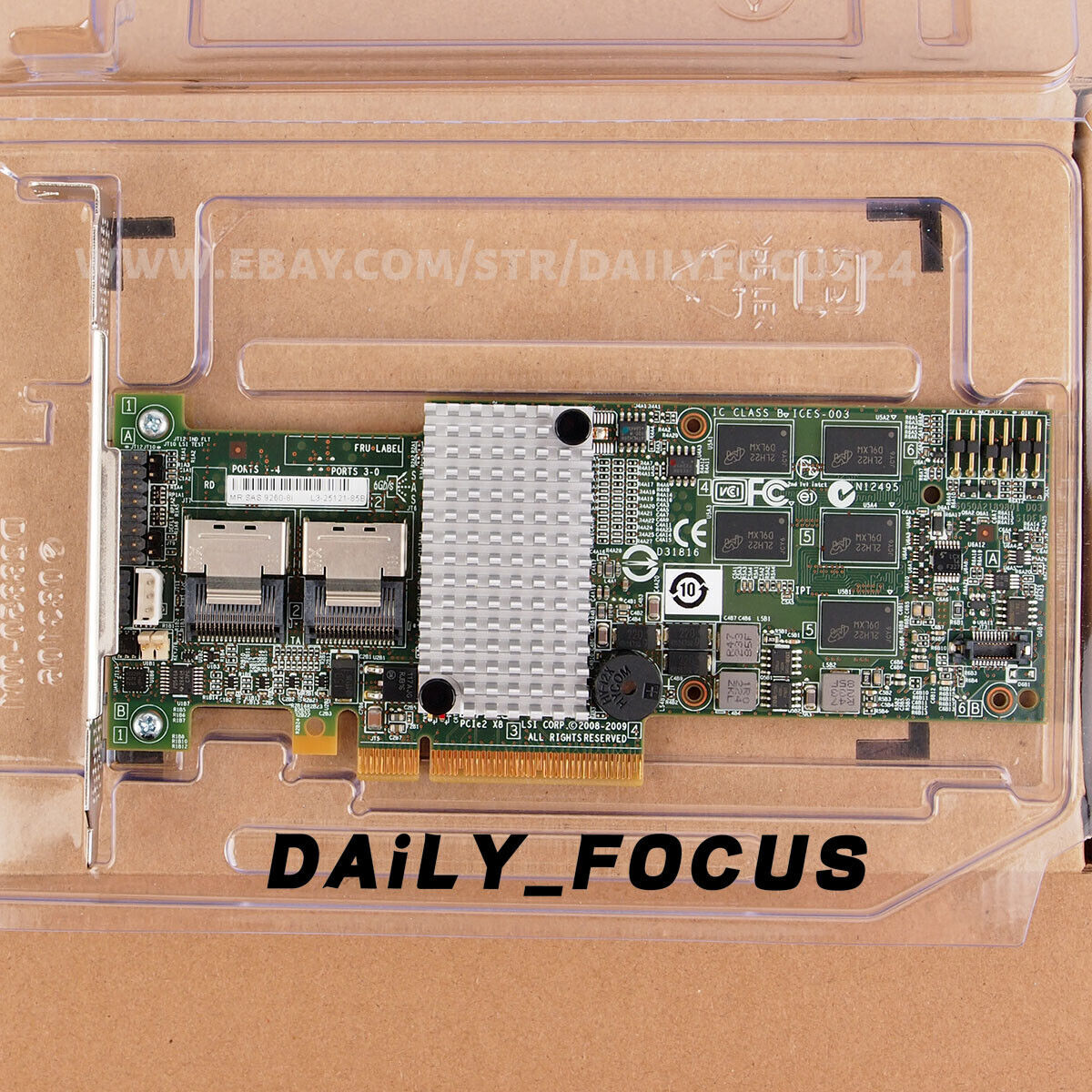 NEW LSI 9260-8i 512MB SAS SATA PCI-E RAID Controller Card 6Gb