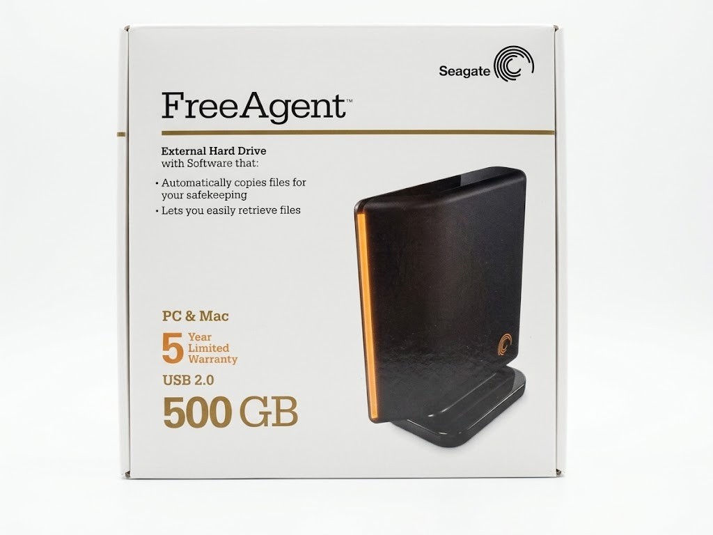 Seagate FreeAgent Pro 500GB External Desktop Hard Drive (USB 2.0 / eSATA) 7200RP