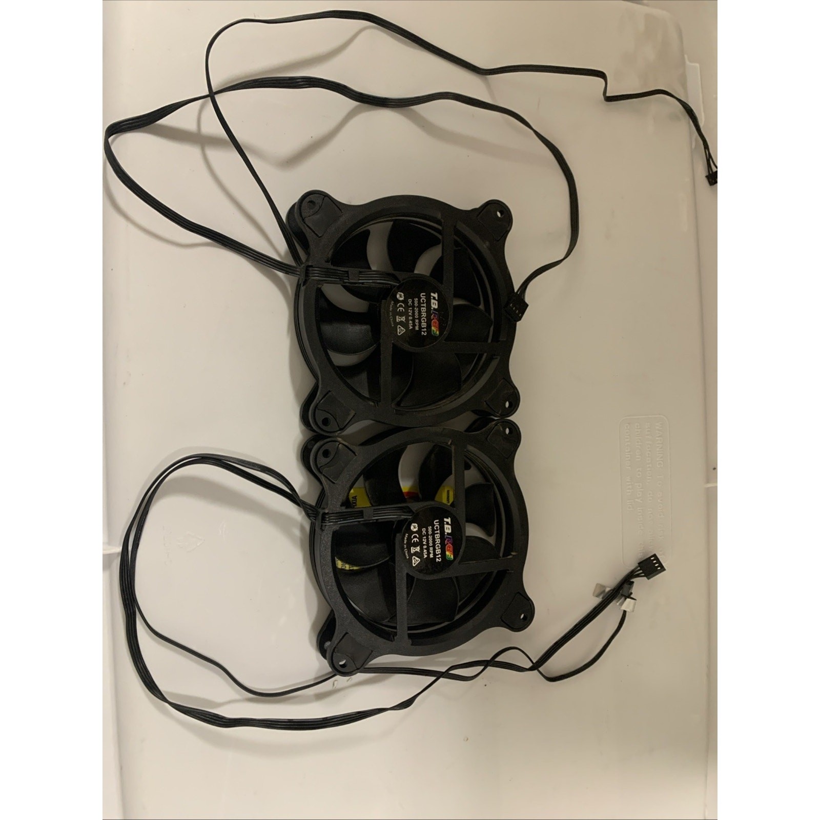 Enermax 120mm T.B.RGB LED Case Fan 2-Pack - Fans Only - RGB - UCTBRGB12