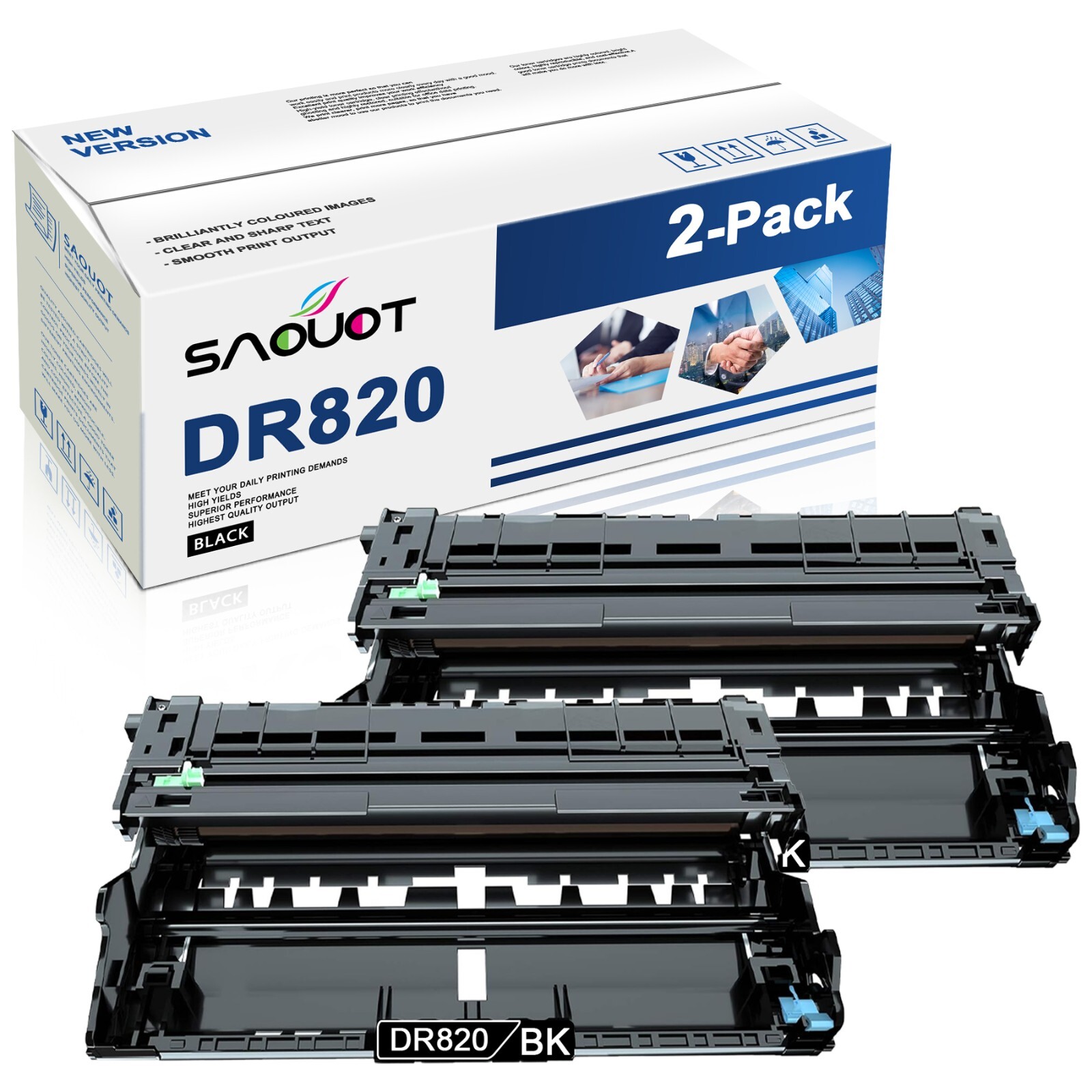 2x DR820 DR 820 Replacement for Brother DR-820 Drum Unit MFC-L5900DW L5850DW