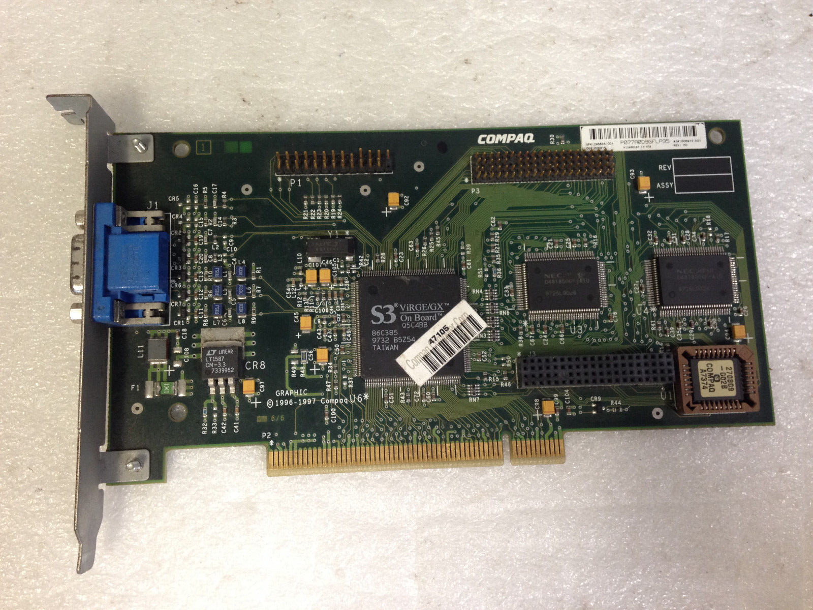 COMPAQ/HP  295584-001, 005914-001 VIDEO CARD