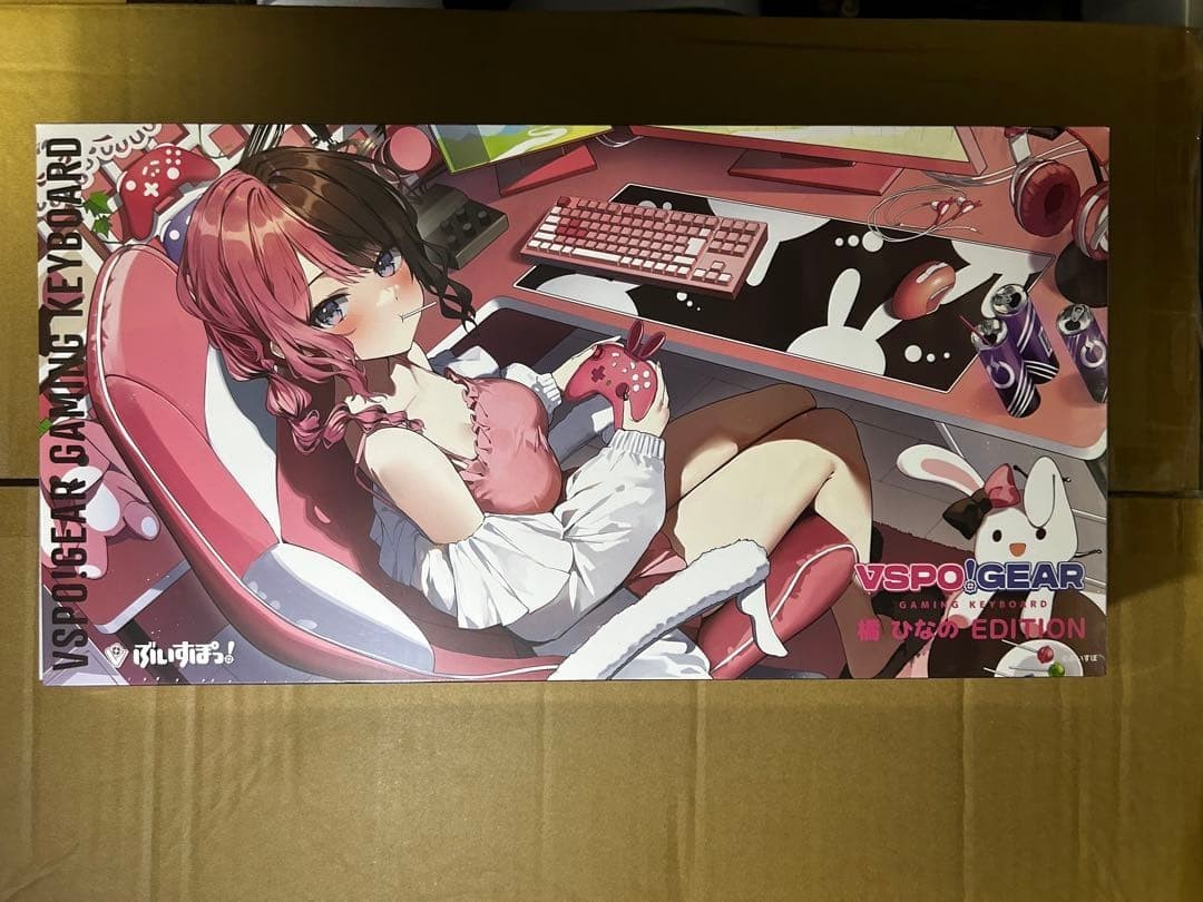 VSPO GEAR Gaming Keyboard Hinano Tachibana Edition Japan New