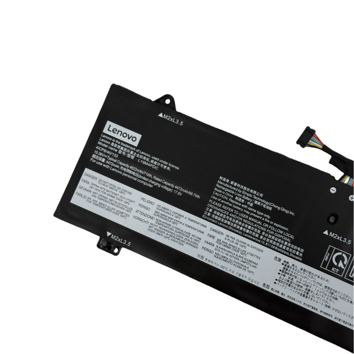 OEM Genuine 71WH L19C4PDC L19M4PDC Battery For Lenovo Yoga 7-15ITL5 7-14ITL5