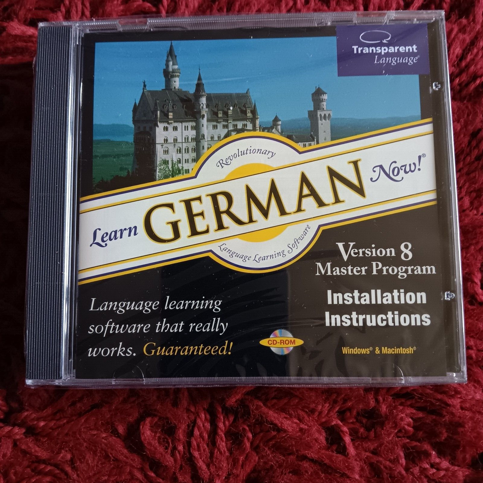 Learn German Now Version 8 Windows PC CD-ROM Computer Software Program