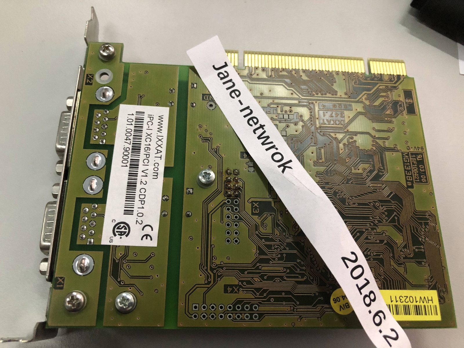 1PCS USED iPC-I XC 16/PCI V1.2 CDP1.0.2 via DHL or Fedex shipping