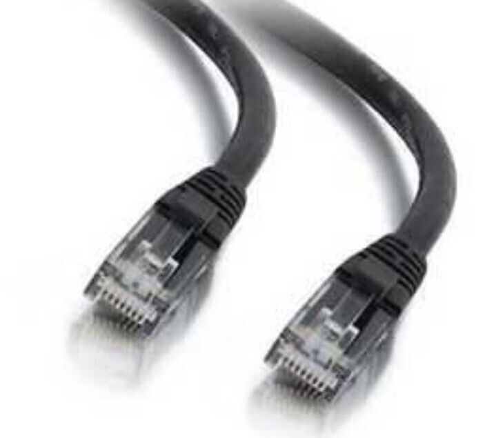 QUIKTRON (LEGRAND) Value Series™ Cat 6 Booted Patch Cord, 1 FT, Black