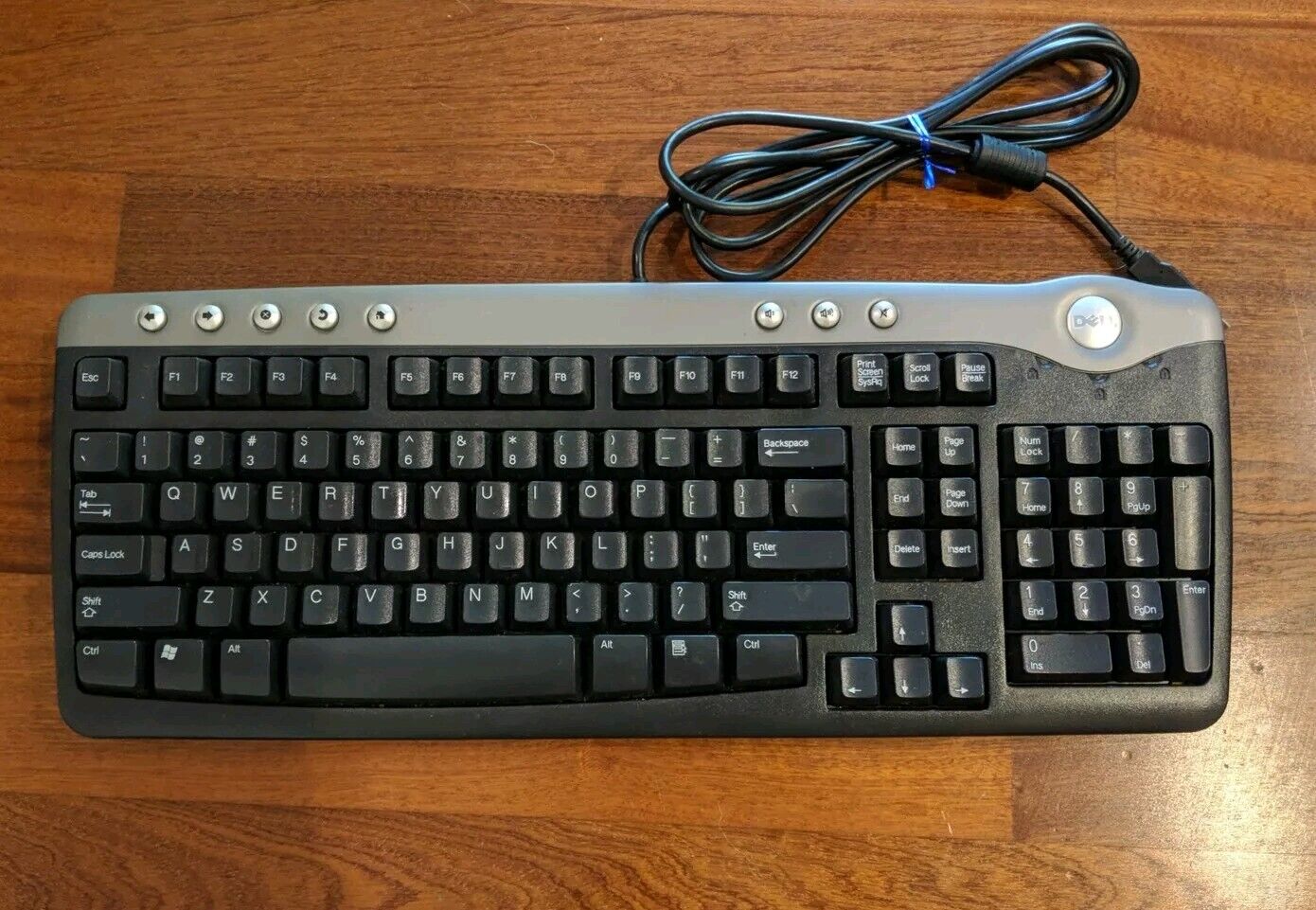 GENUINE Dell SK8125 Enhanced Multimedia Keyboard Wired USB 104-Keys, 8-Hot Keys