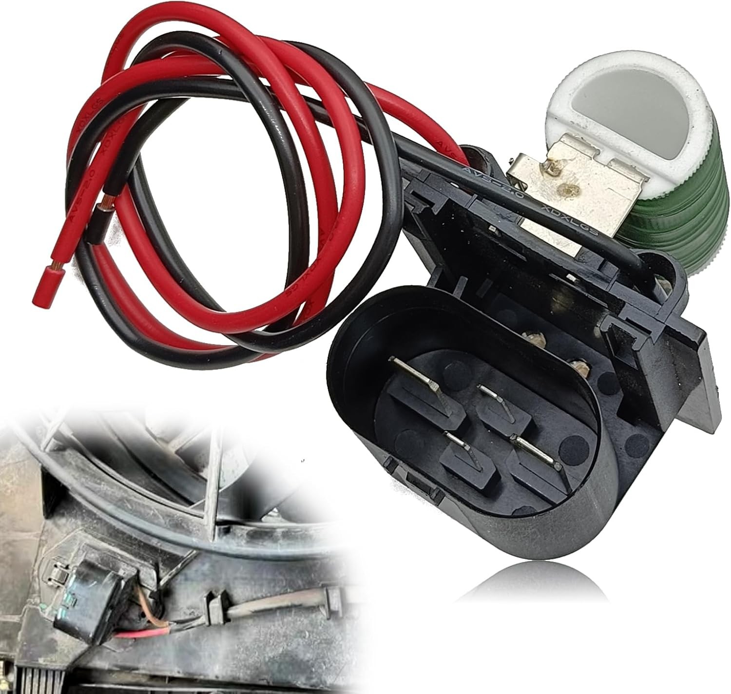 Radiator Fan Blower Motor Resistance Compatible With 2011-2016 Chevy Cruze 1.4L 