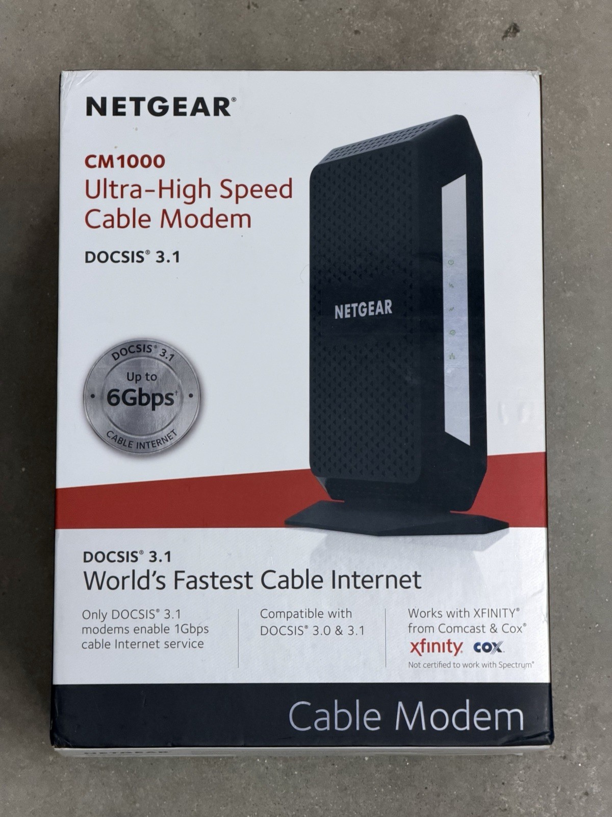 NETGEAR CM1000 DOCSIS 1000Mbps Cable Modem