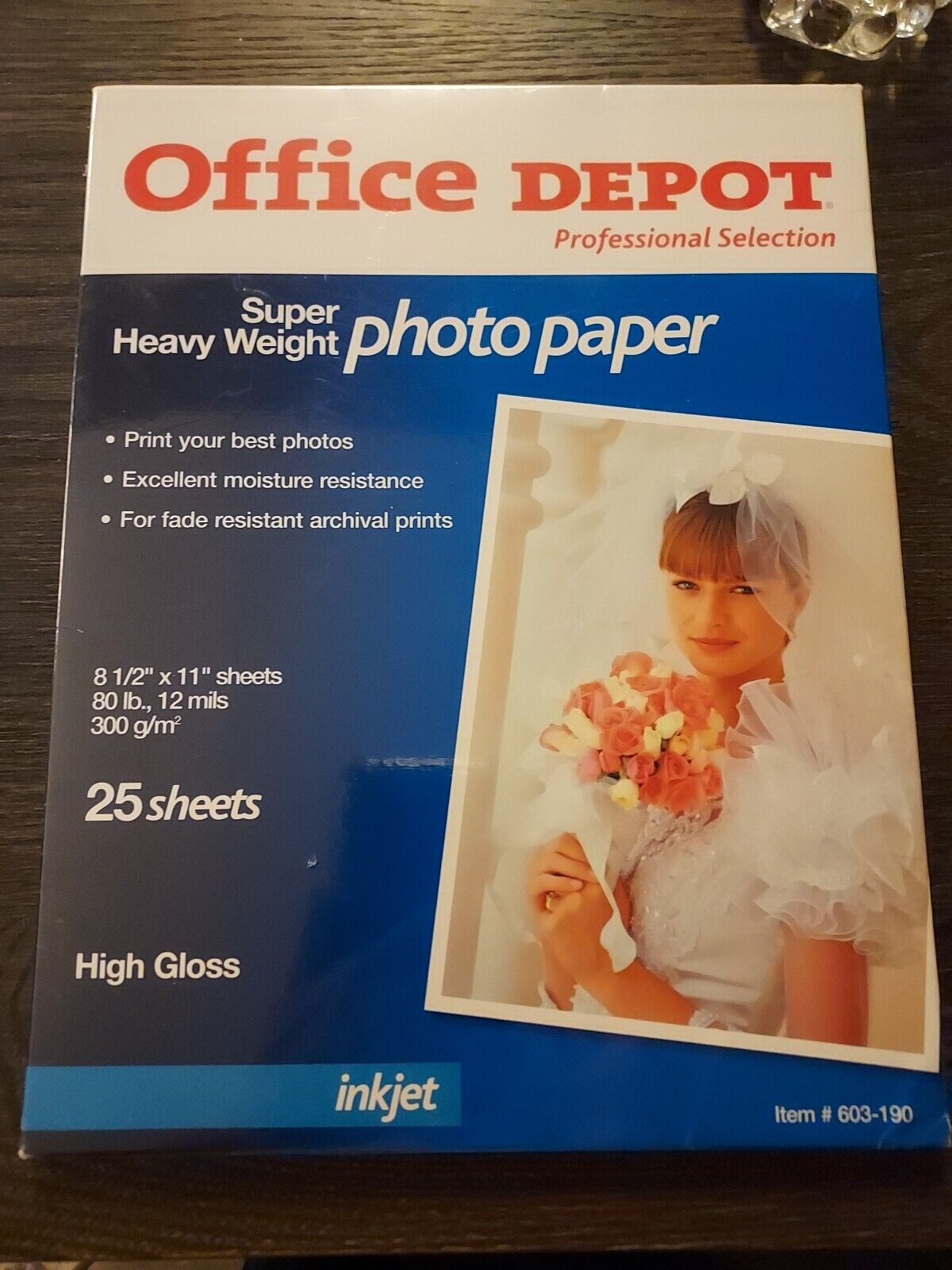 Office Depot Professional Selection Super Hvy Wt Photo Paper 8½x11 25 Sheets 