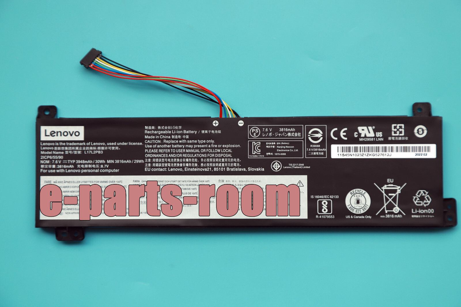 Genuine L17L2PB3 L17M2PB4 L17C2PB3 Battery for Lenovo V330-15 V530-14 V530-15IKB