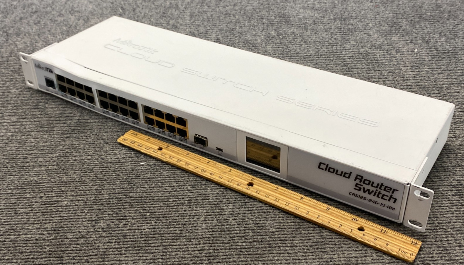 MicroTik CRS125-24G-15-RM 24-Port Cloud Router Switch w/ Rack Ears (As-Is)