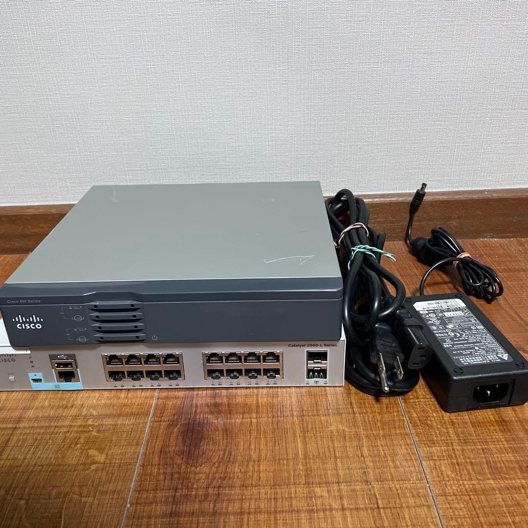 Cisco 887VAE-K9 Router & Catalyst 2960-L Switch Network Equipment
