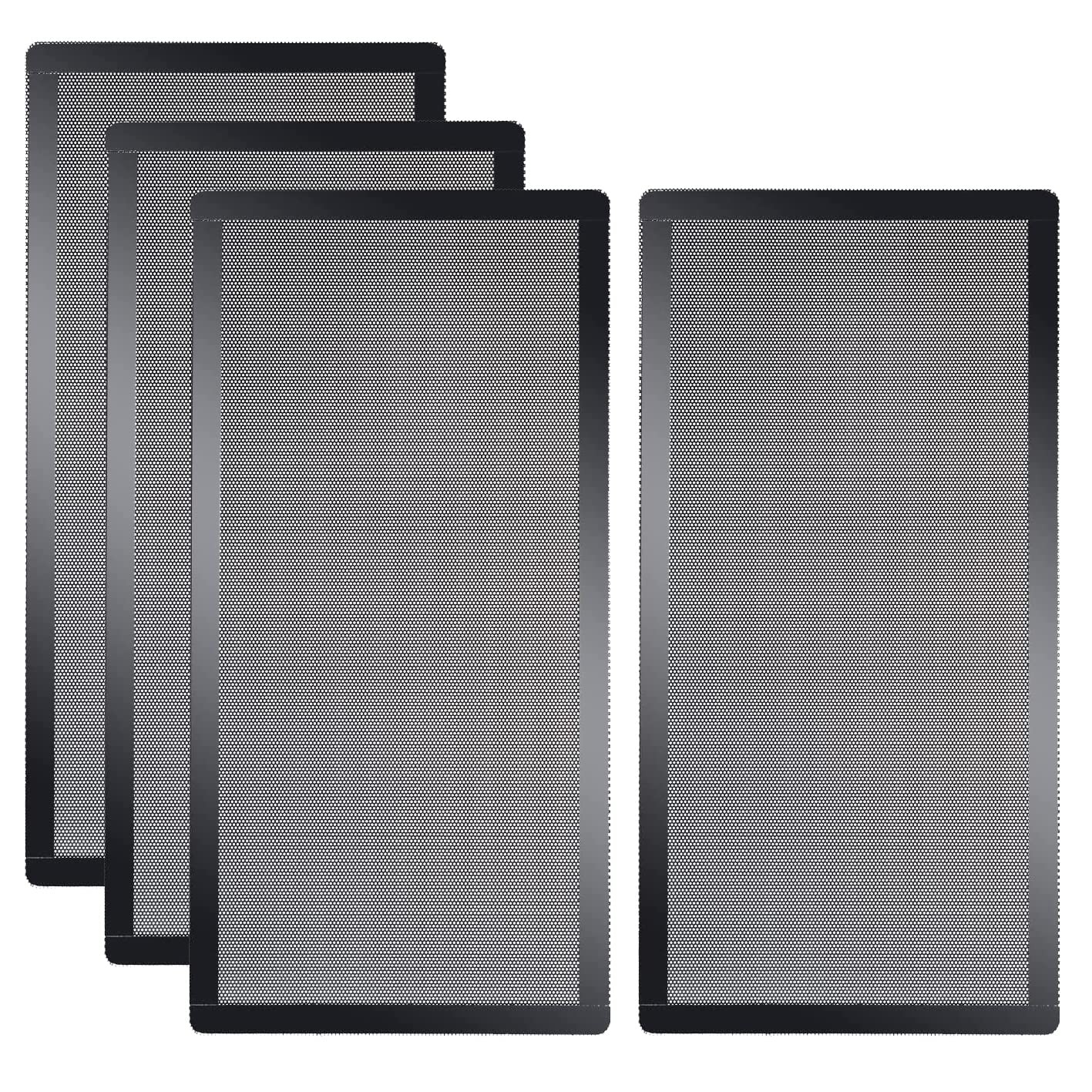 [4 Pack] 280x140mm PC Case Dust Mesh Filter, Magnetic Frame Computer Fan Dust