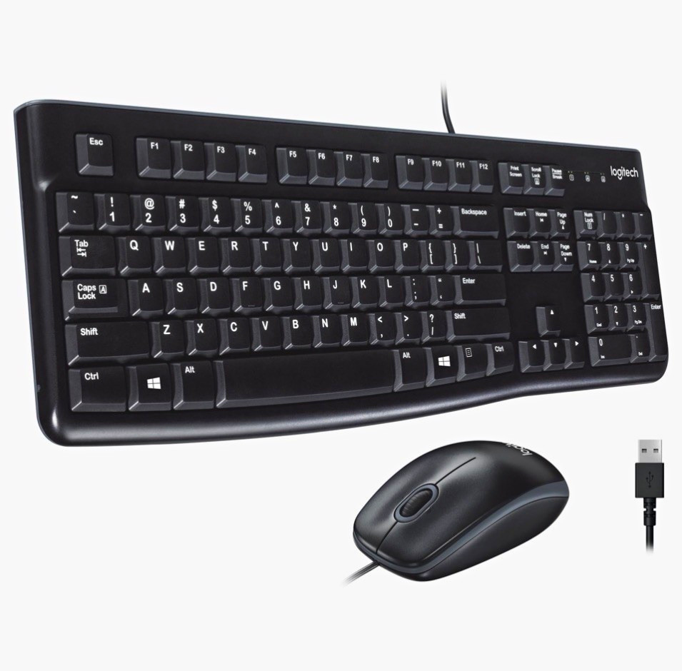 Logitech MK120 Wired Keyboard and Mouse Combo
