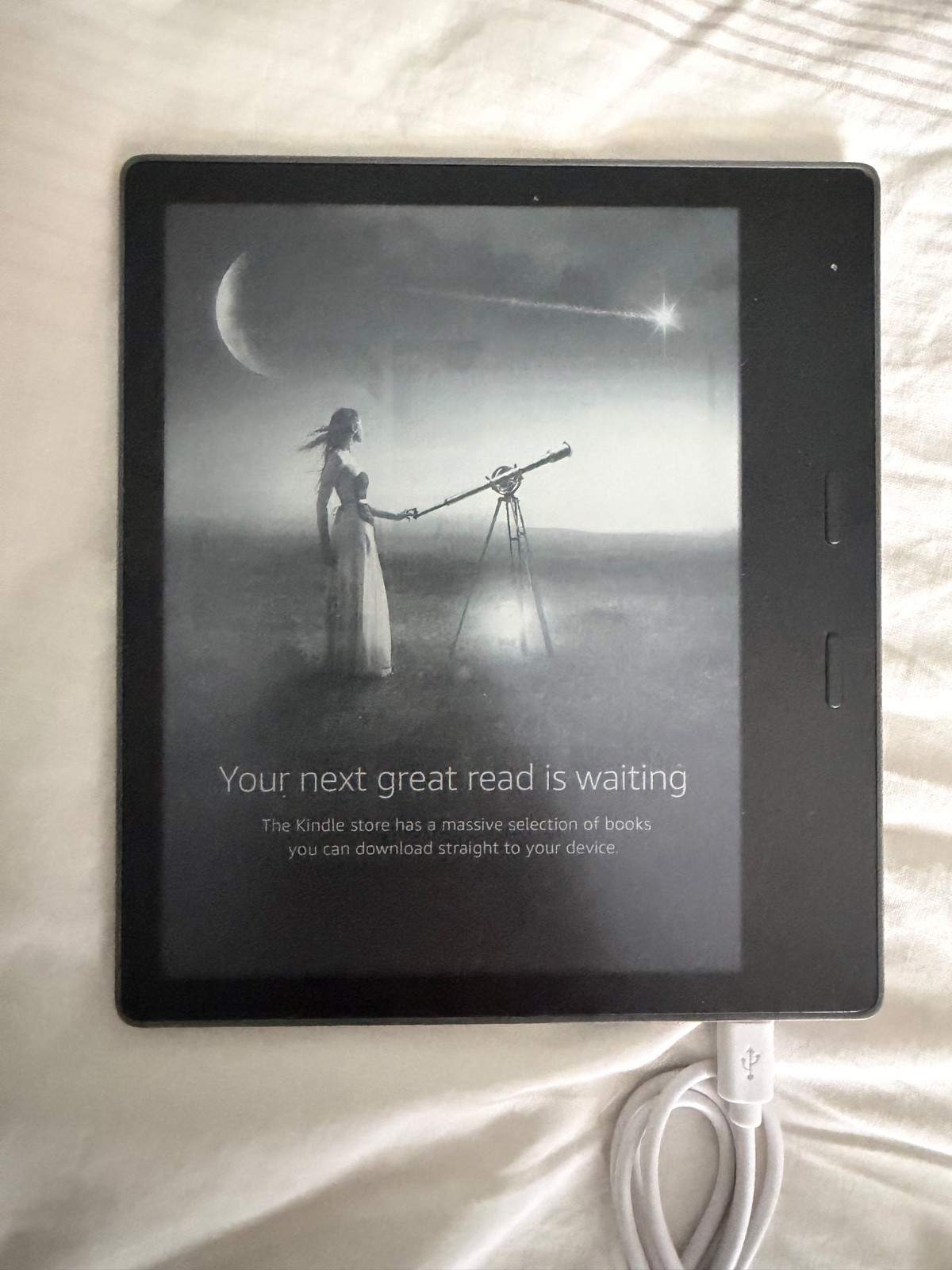 Amazon Kindle Oasis (10th Generation) 8GB, Wi-Fi Only, 7in, Graphite -...