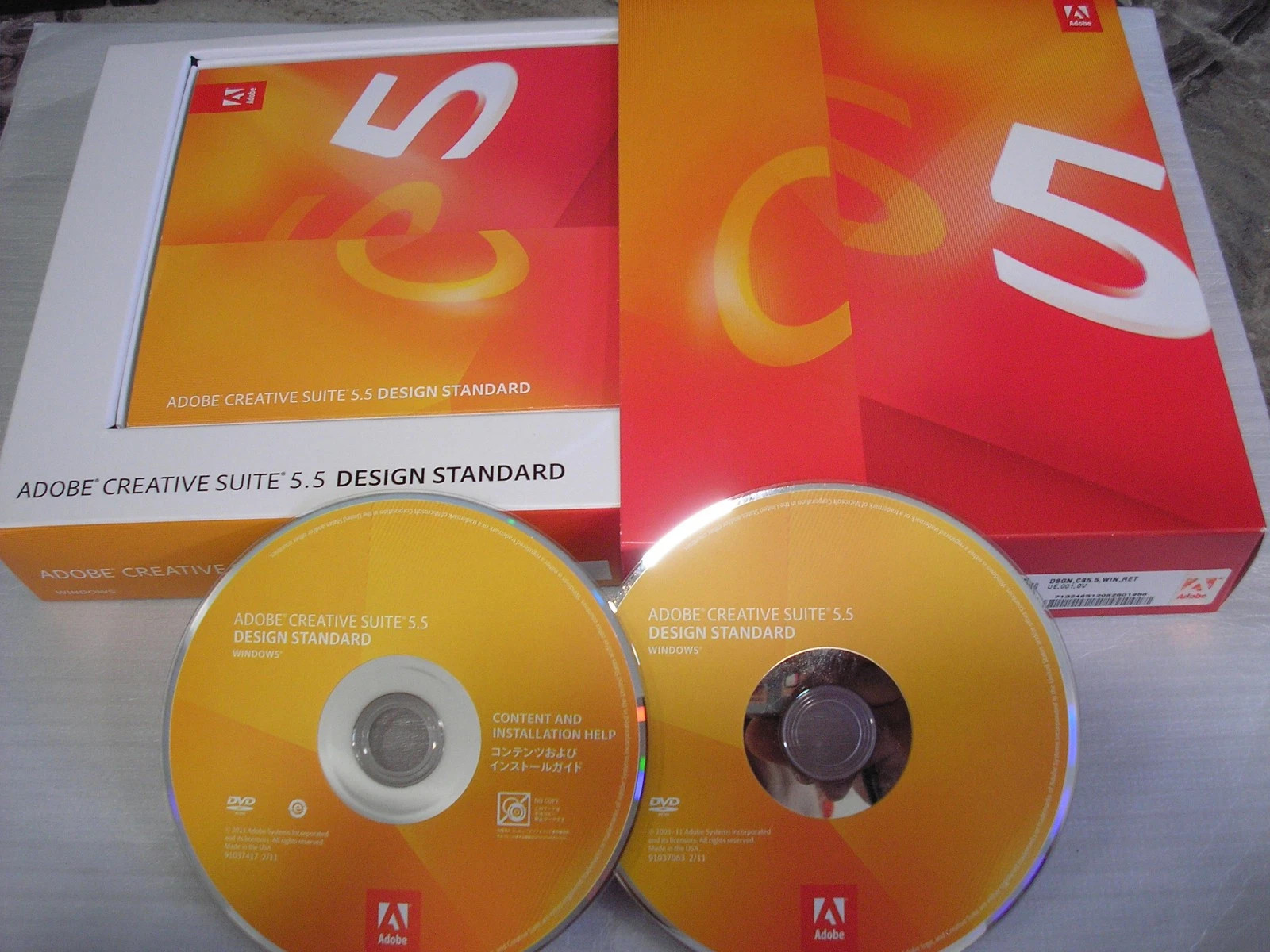 Adobe Creative Suite CS5.5 Design Standard For Windows  Full Retail Box Version