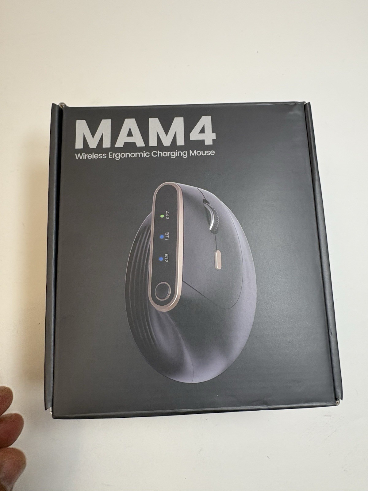 SABLUTE MAM4 Ergonomic Vertical Mouse For M/L Hands, 8K DPI, Ultra-Fast MD490
