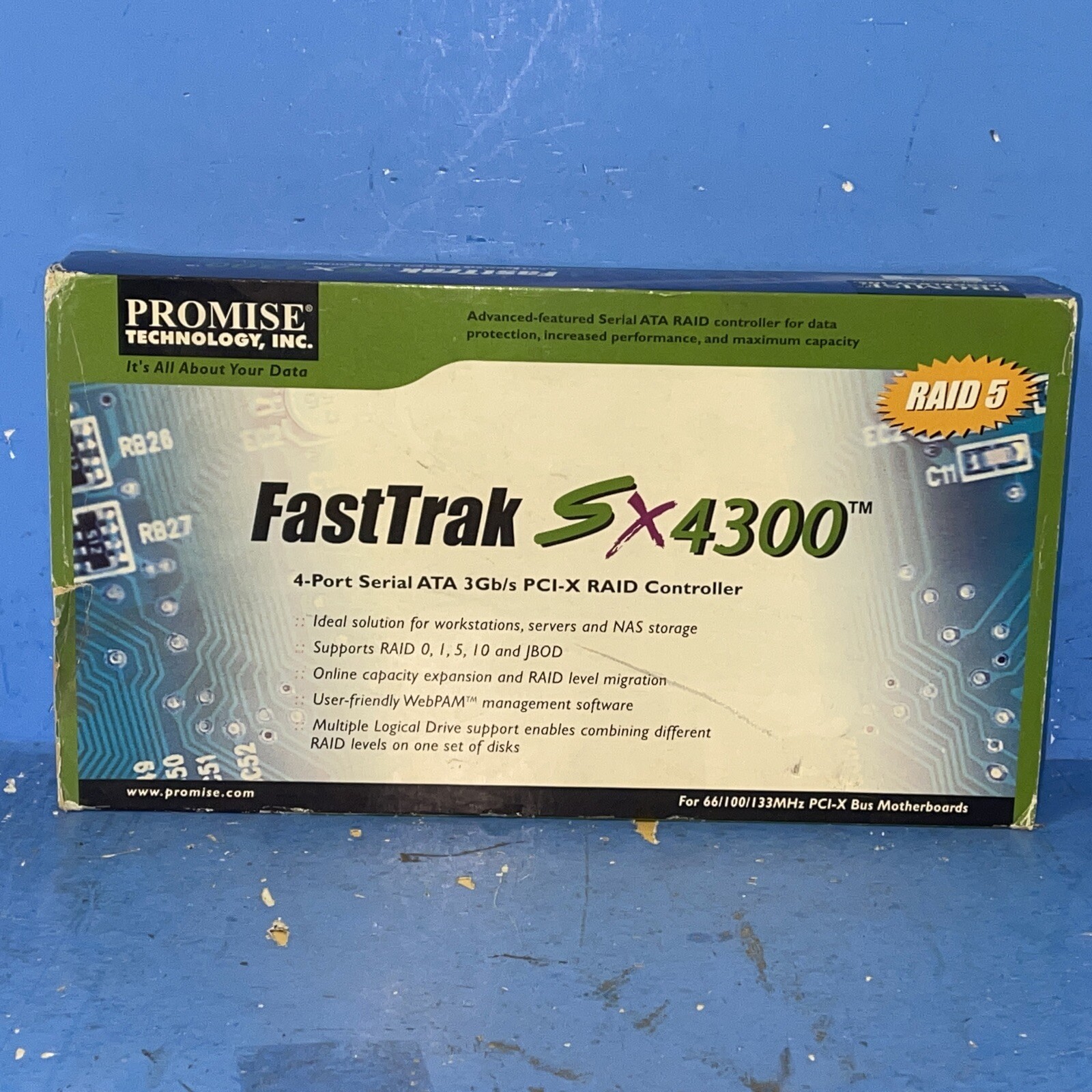 PROMISE FASTTRAK SX4300 KONTROLER SATA 3Gbps PCI-X