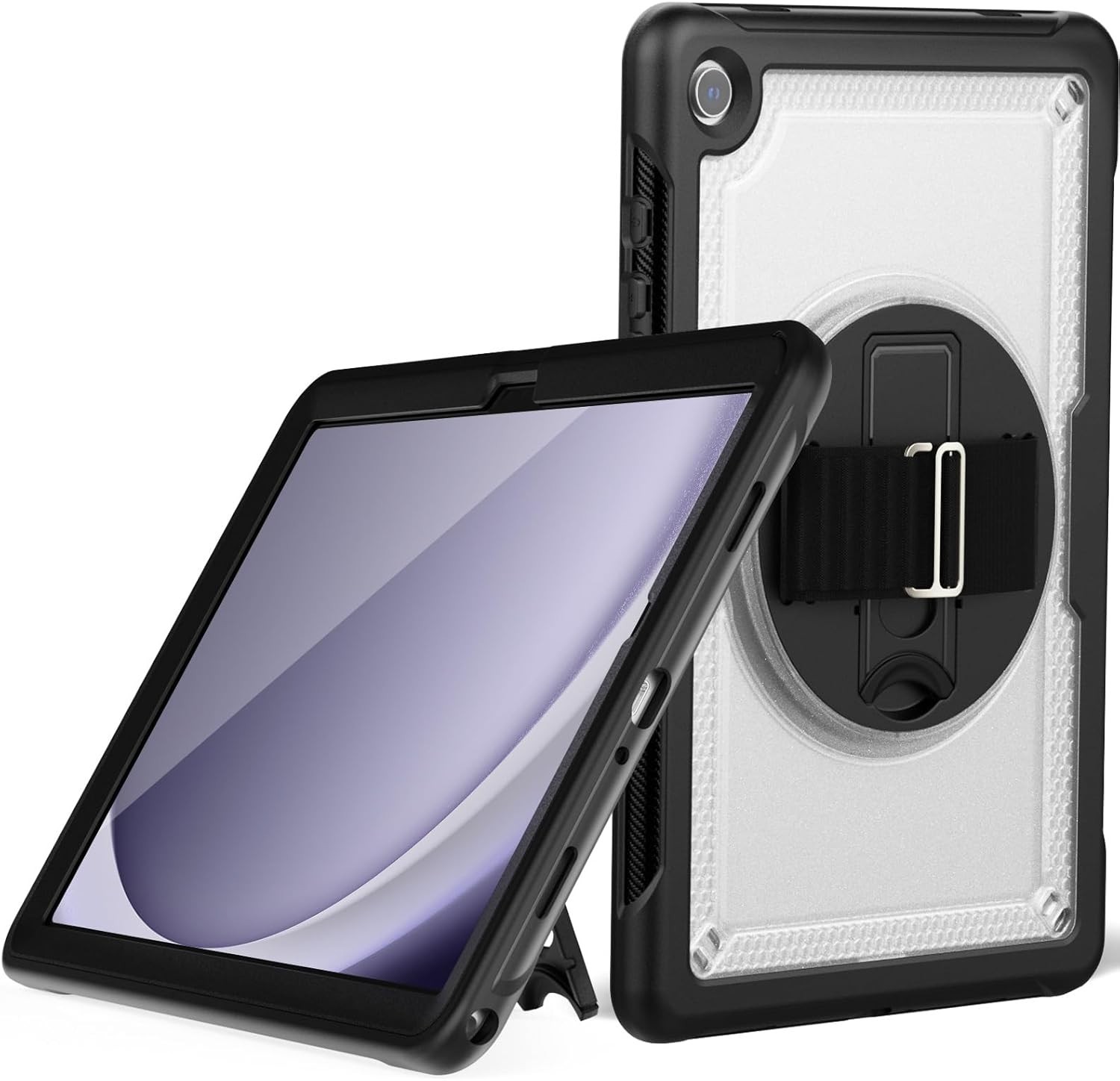 Case for Samsung Galaxy Tab A9+ Plus 2023, Rugged Full Protective Tablet black