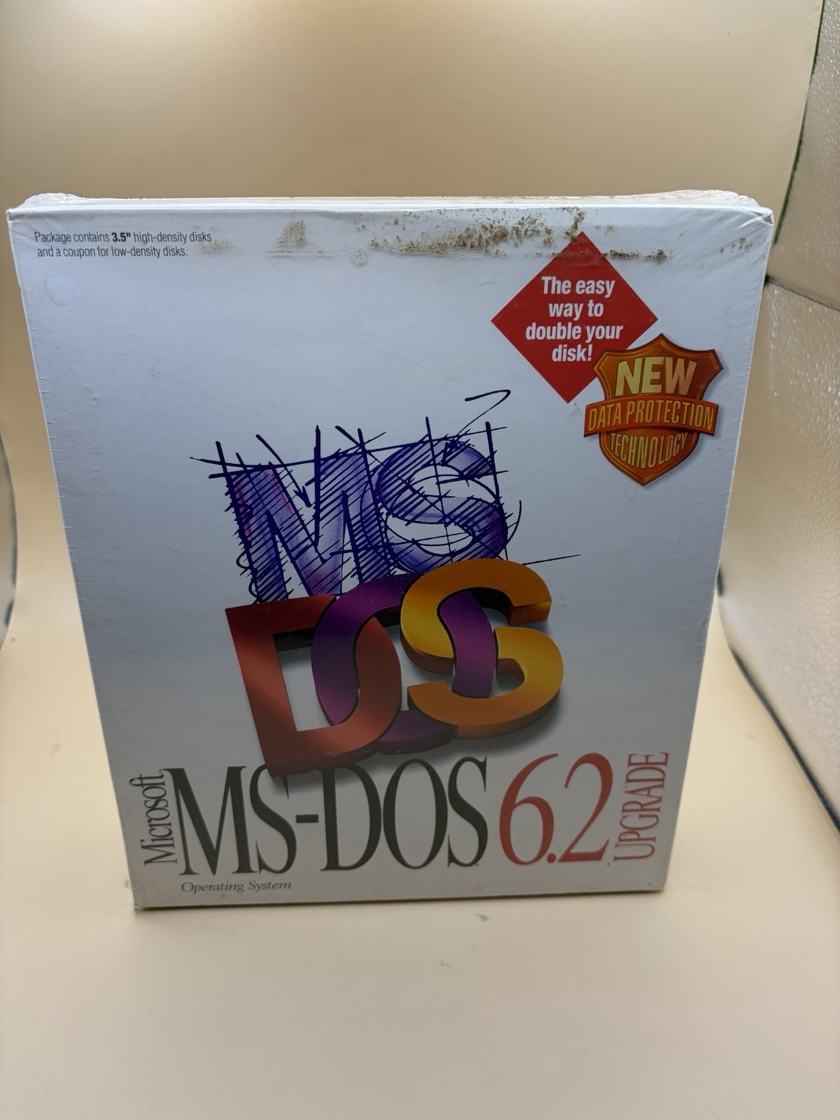 Microsoft MS-DOS 6.0 to 6.2 Step-Up PC OS Upgrade 3.5" Disk SEALED