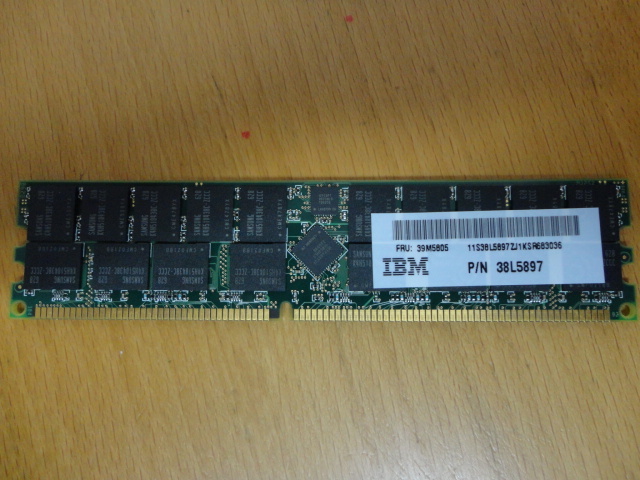 IBM 38L5897 39M5805 39M5806  PC3200 CL3 ECC 2GB DDR PC3200R-30331