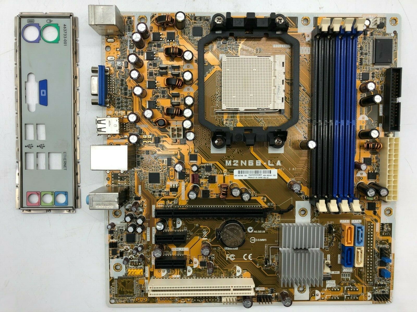 ASUS M2N68-LA REV:3:02 462798-001 DDR2 - mATX - Socket AM2 -with I/O Shield#M1838