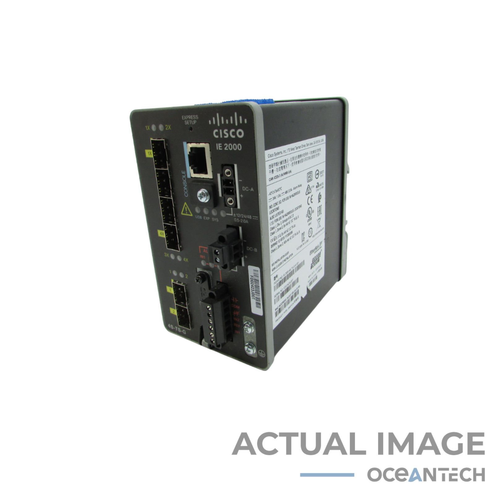 Cisco IE-2000-4S-TS-G-B Industrial Ethernet Switch