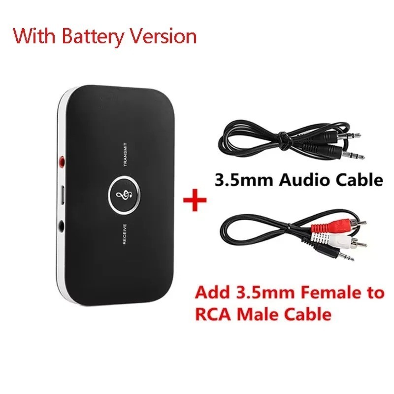 Bluetooth 5.0 Transmitter & Receiver Wireless Adapter For Home stereos/speakers