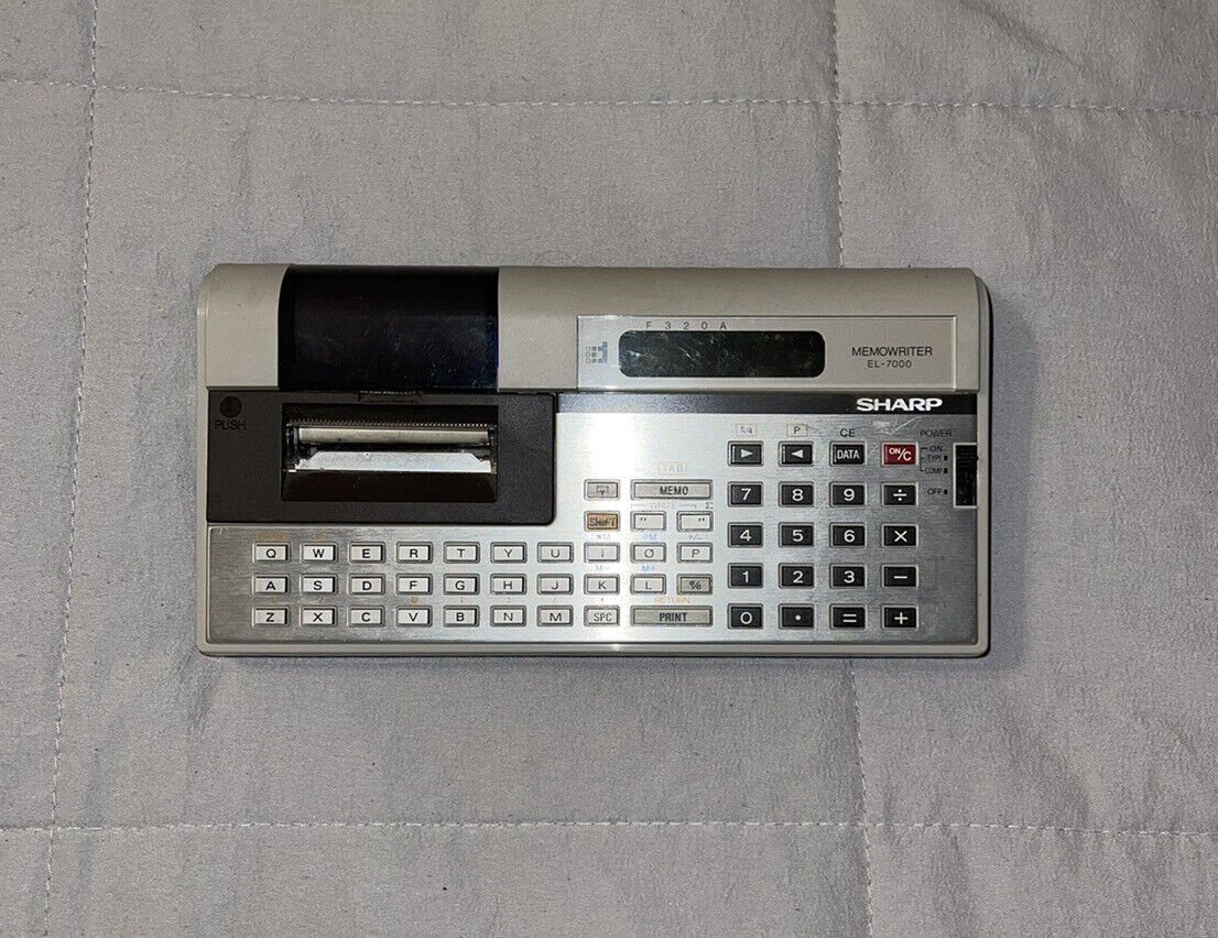 EL- 7101 Sharp Vintage Memowriter 40 Word Memories UOS COLLECTIBLE LAST ONE