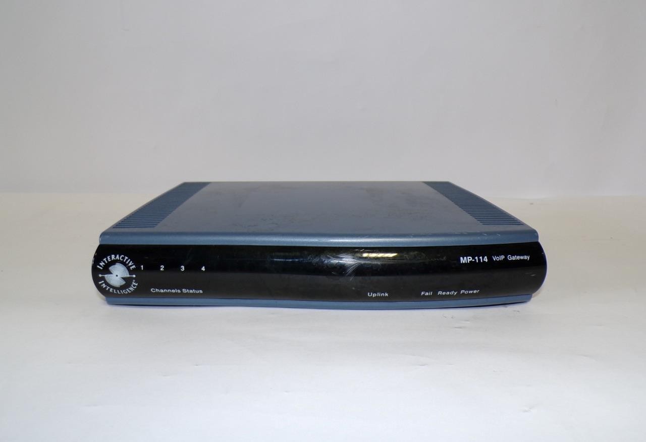AudioCodes MediaPack MP-114 VoIP Gateway 2FXS 2FXO GGWV00379  (B4956)