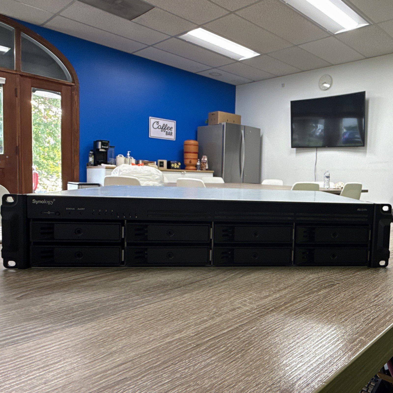 Synology RackStation RS1219+ 8-Bay 1U Rackmount NAS Diskless Ethernet USB 3.0