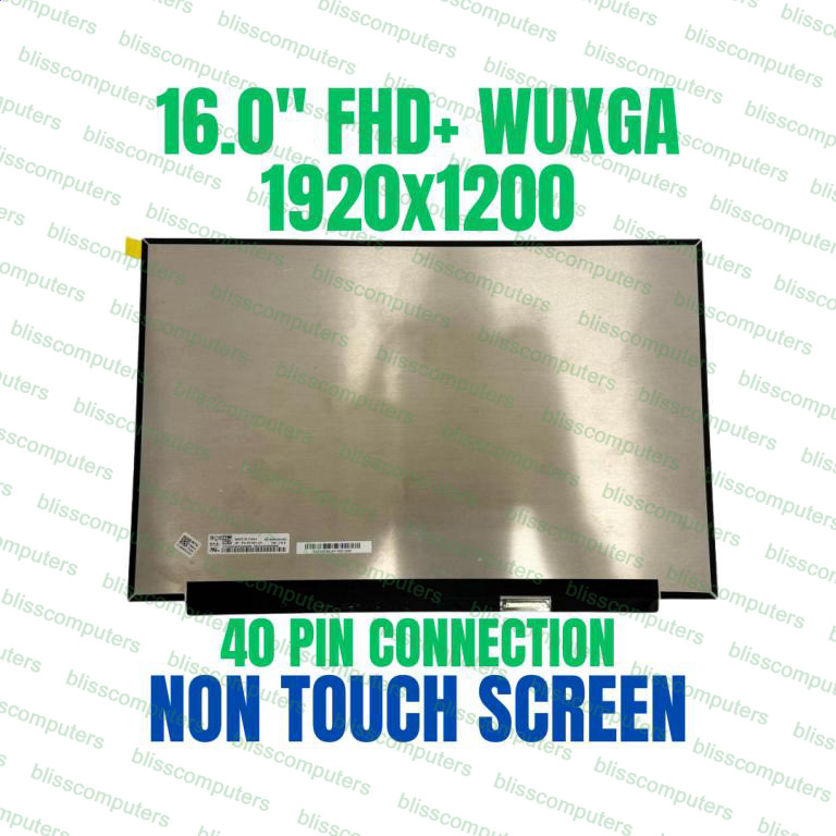 NE160WUM-N65 16" WUXGA 1920x1200 Non Touch Screen
