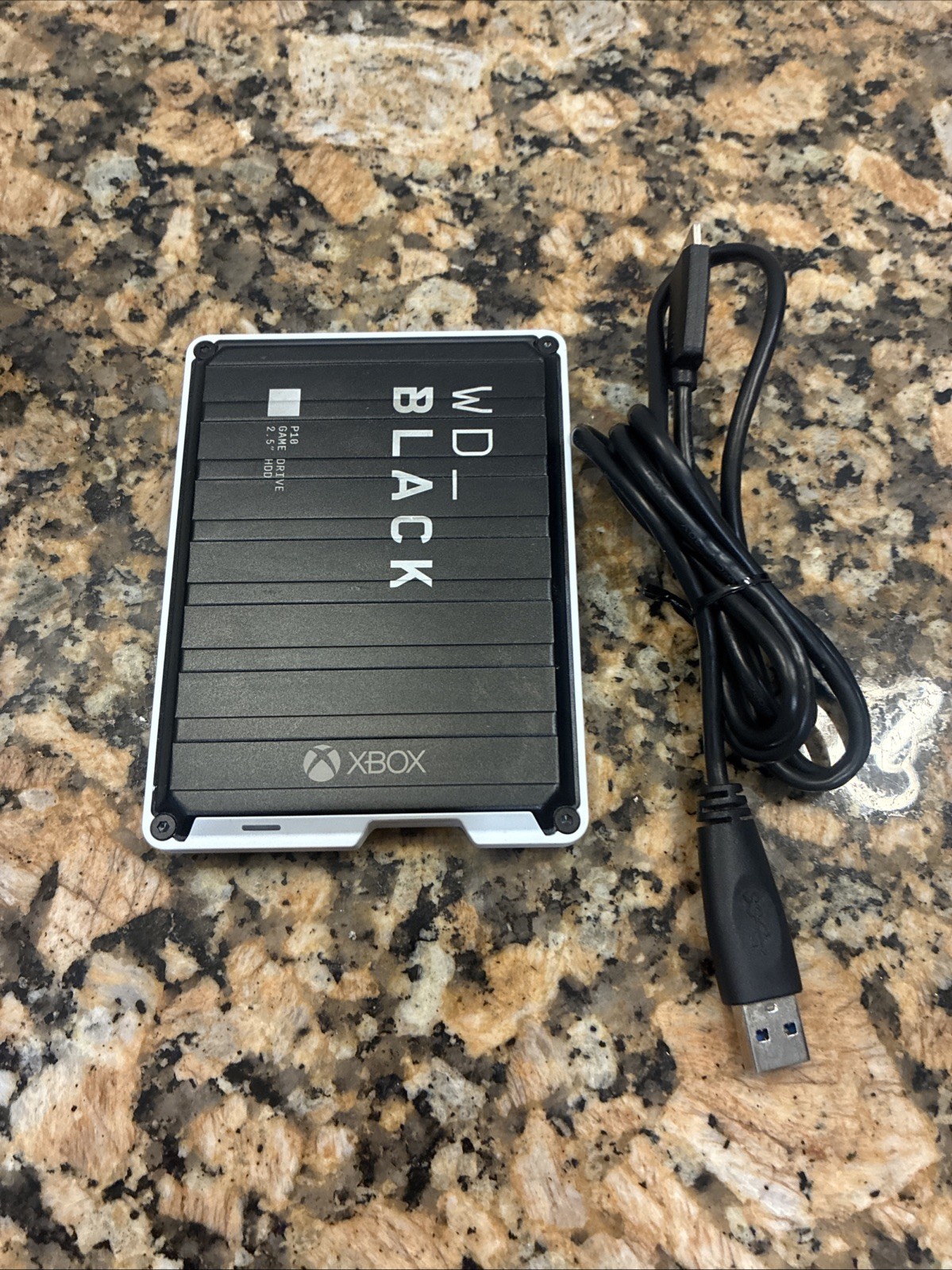 WD 2TB BLACK P10 Game Drive for Xbox USB 3.2 Gen 1 Micro-B Model WDBA6U0020BBK