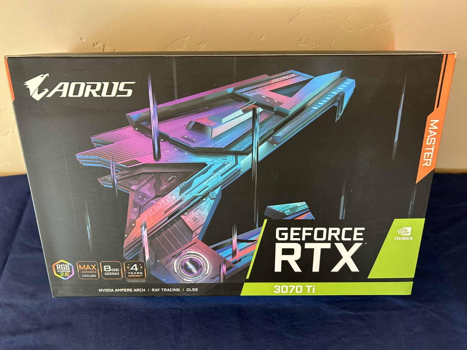 GIGABYTE AORUS GeForce RTX 3070 Ti MASTER 8GB GDDR6X Graphics Card - NEW