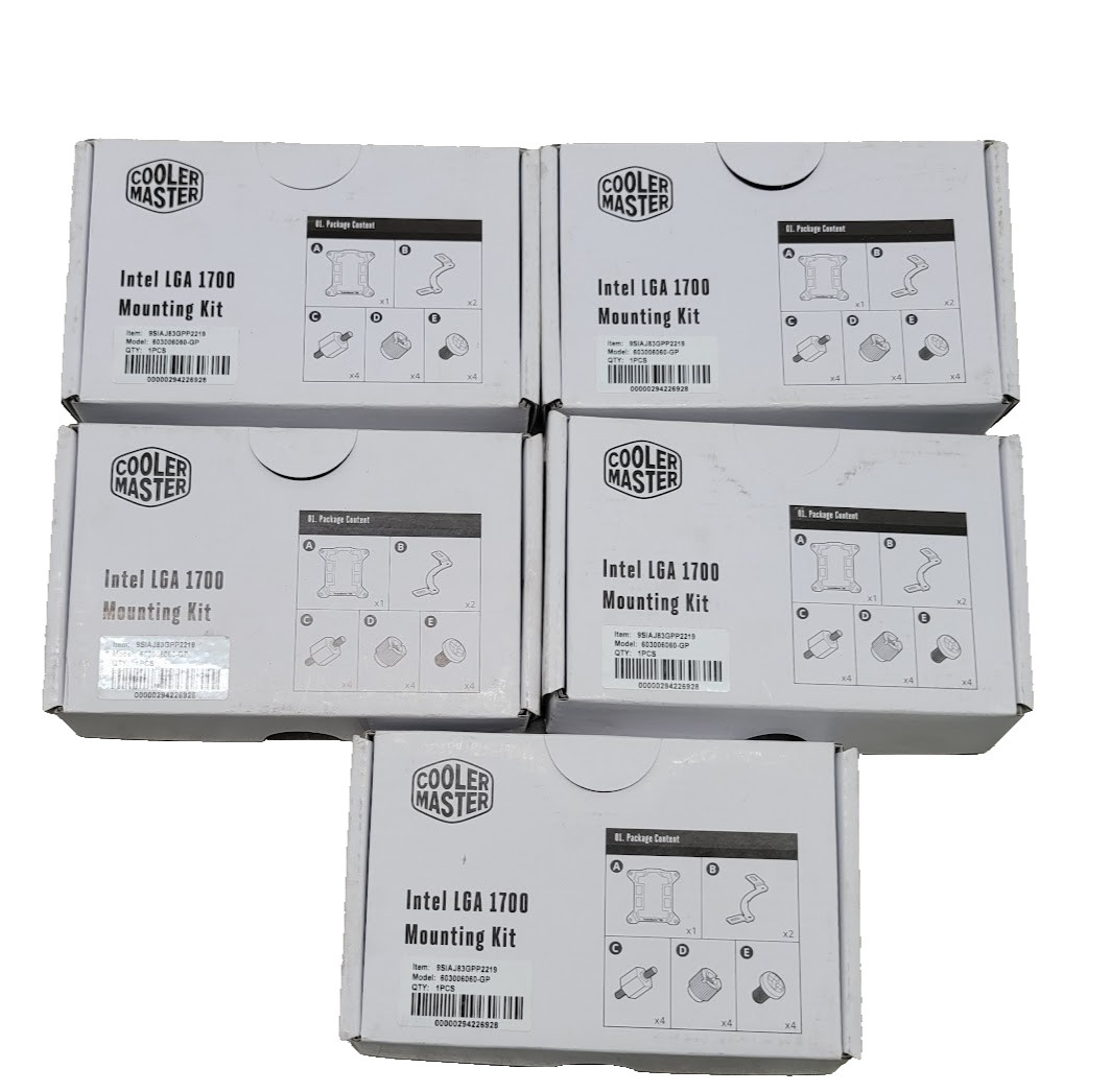 5x COOLER MASTER INTEL LGA 1700 MOUNTING KIT