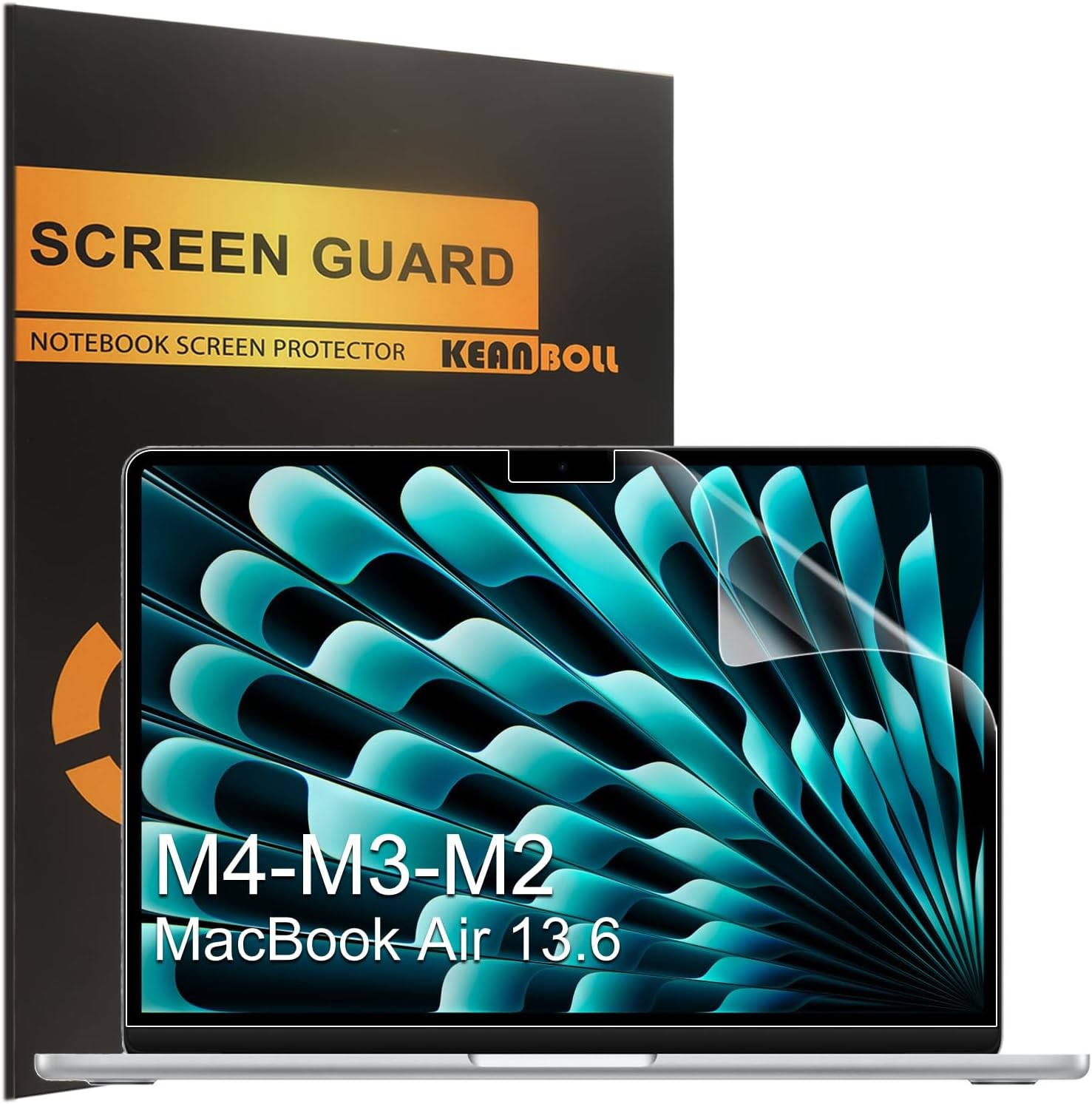 3-Pack Matte Anti-Glare Screen Protectors for 13.6 Inch MacBook Air 2026