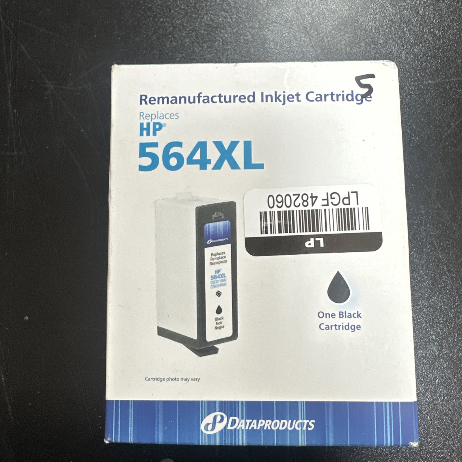 DataProducts Black Ink Cartridge for HP 564XL - High Yield