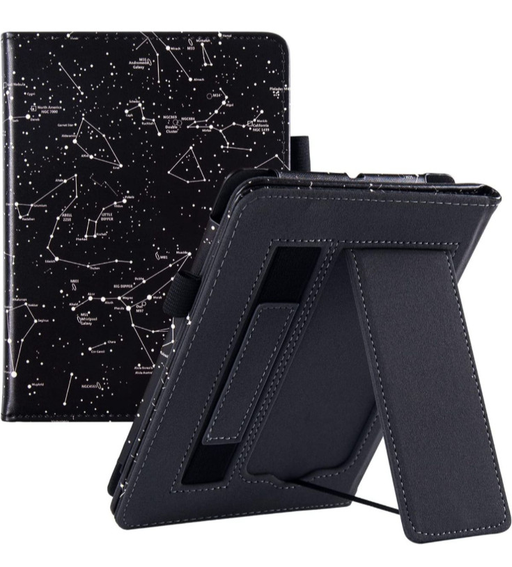 BOZHUORUI Kindle Paperwhite 11th Generation Case 6.8" CONSTELLATIONS Strap NEW