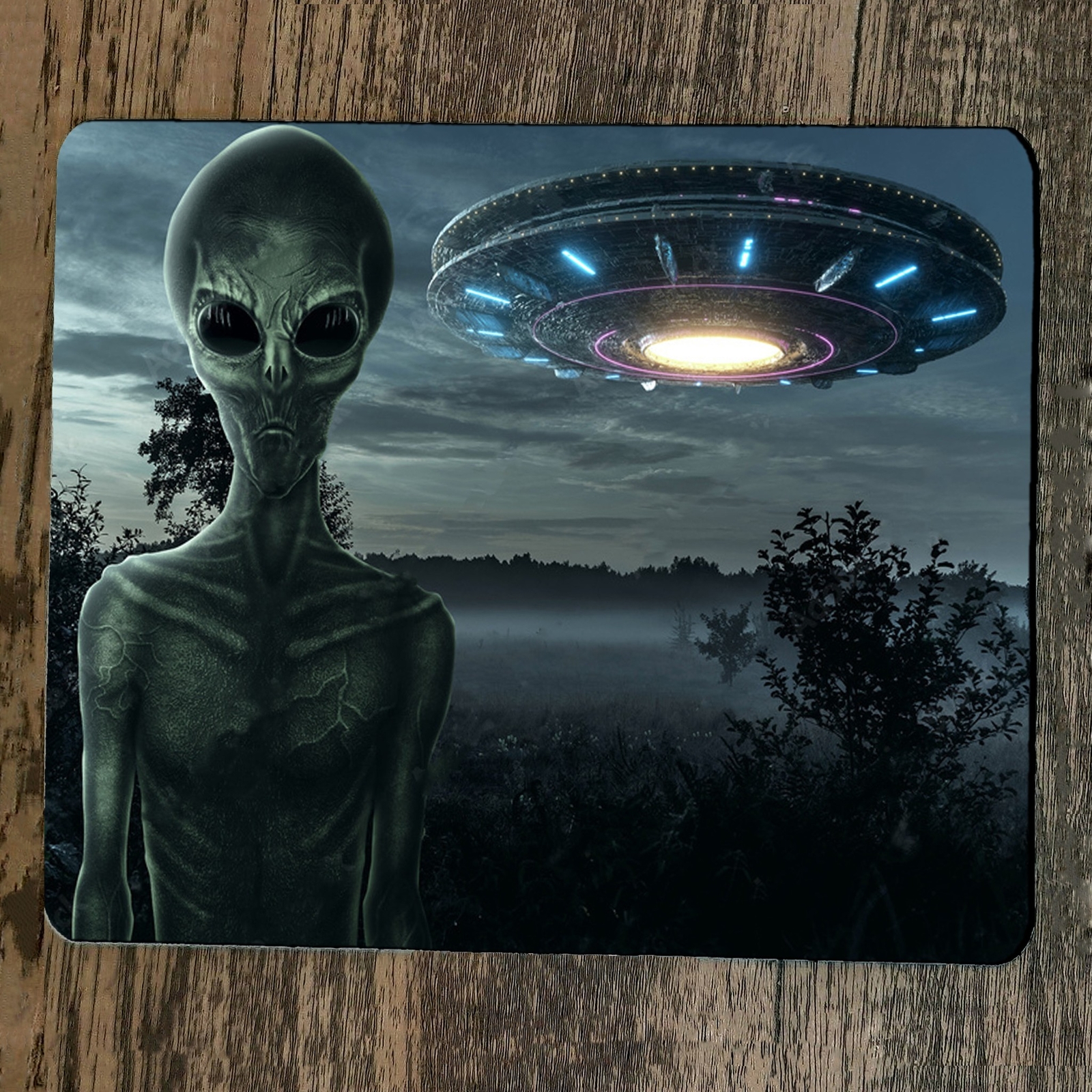 Mouse Pad Alien and UFO