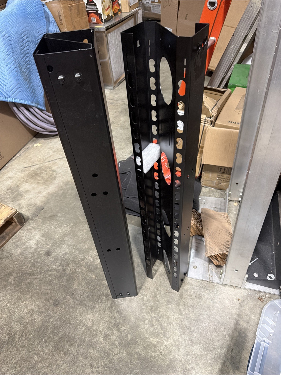 Hubbell VS76 Vertical Cable Organizer Metal Rack Mount 