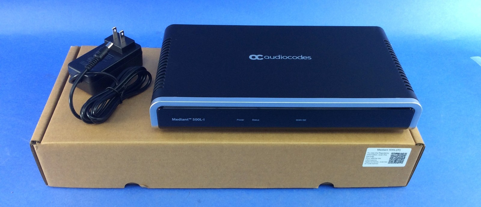 AUDICODES Mediant 500Li MSBR CPN:MP504/4S/SIP PN:GGWA00007 w/ Power Cord - NIB