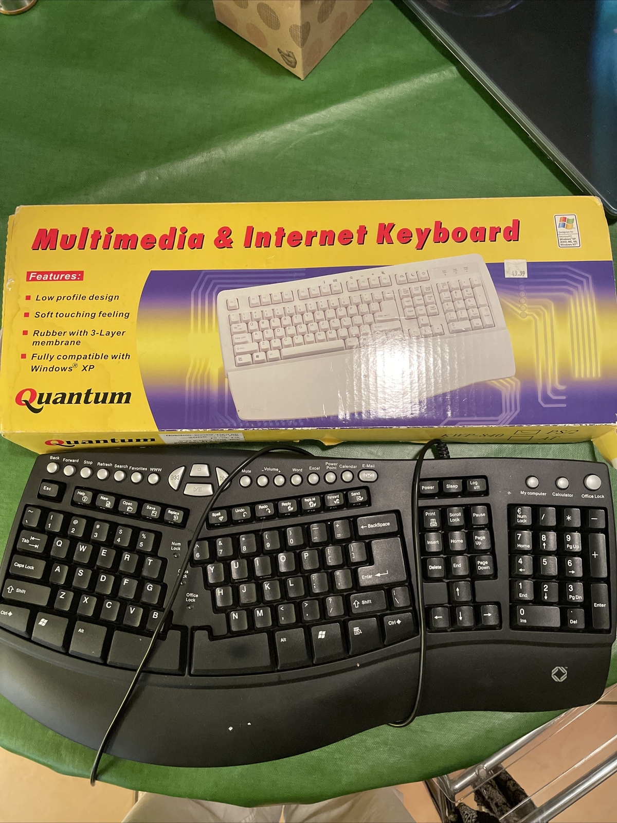 Two Keyboard Bundle — 1 Keyboard With Hebrew Office Keyboards