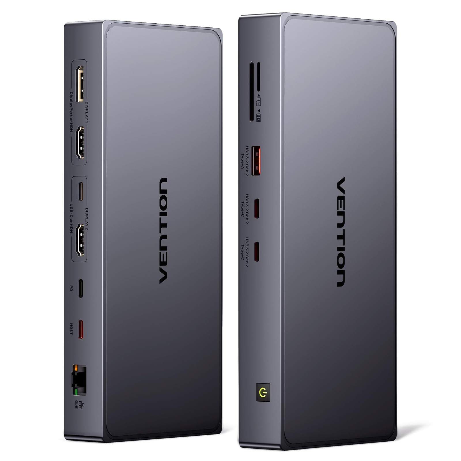 VENTION 11-in-1 DisplayLink Docking Station 3 Monitors with USB 3.2 A/C for MacB