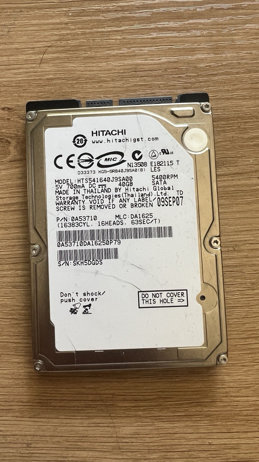 PS3 Segate LD25.2 40GB 5400RPM (ST940210AS)