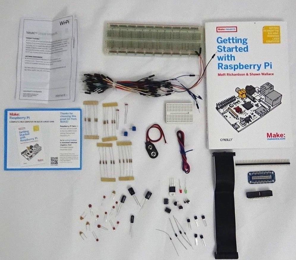 Raspberry Pi Starter Kit Parts Not Complete With Manual Book Wire Linux Computer