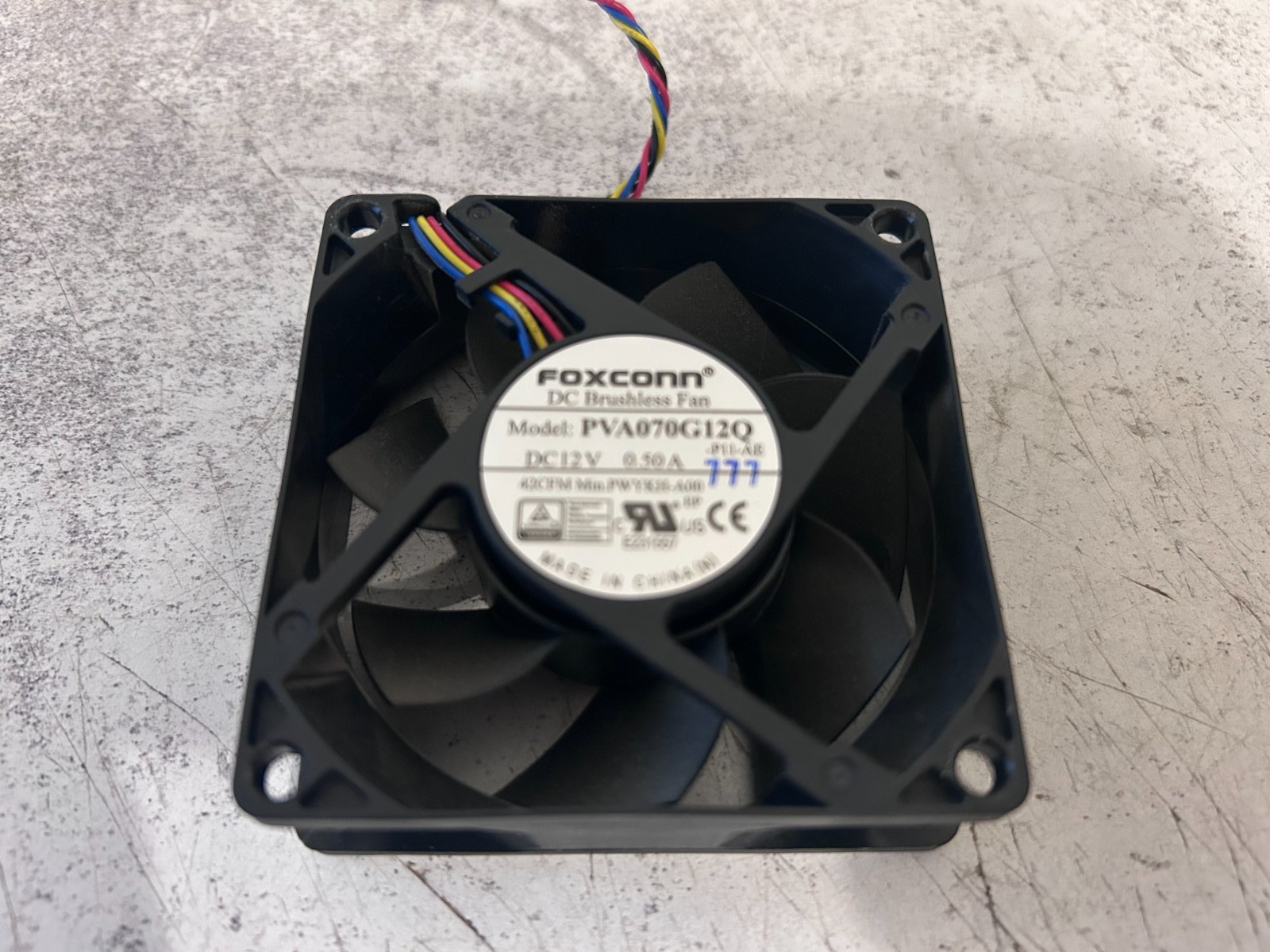 Foxconn 4 Pin 70 x 25 Fan PVA070G12Q Quick Ship