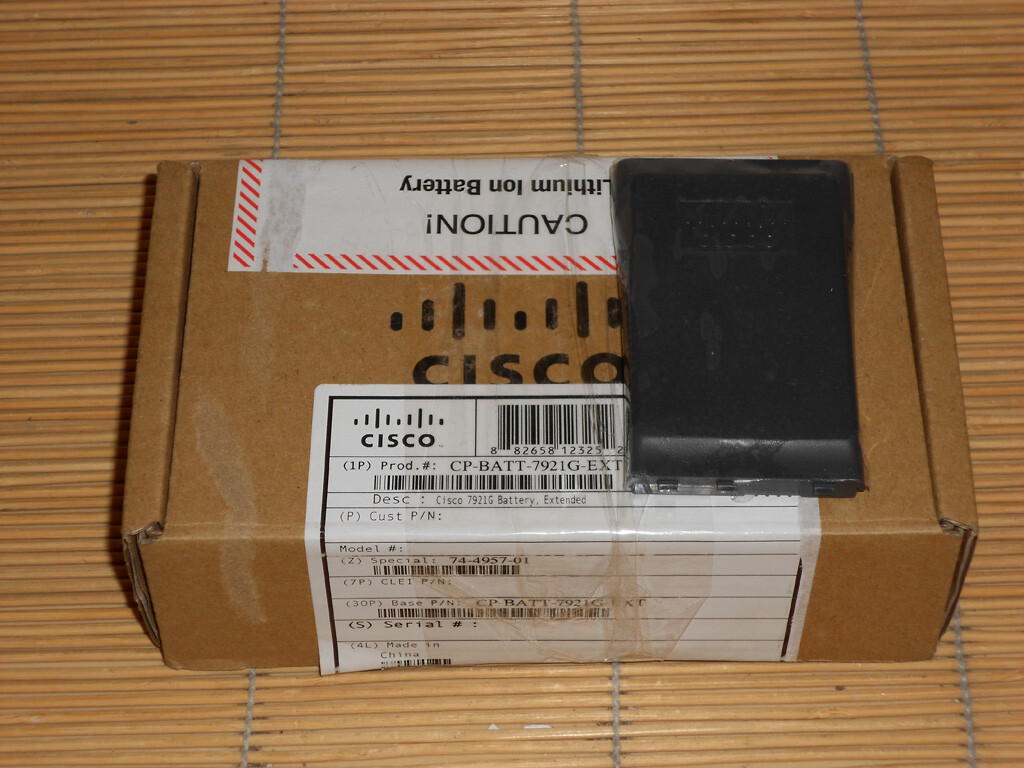 Original Box NEW Cisco CP-BATT-7921G-EXT Extended Phone Battery for CP-7921G-E-K9 OPEN BOX