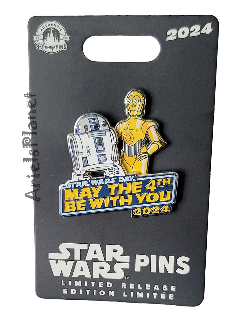 Disney Parks Star Wars Day May the 4th Be With You 2024 Limited Release 3-D Pin