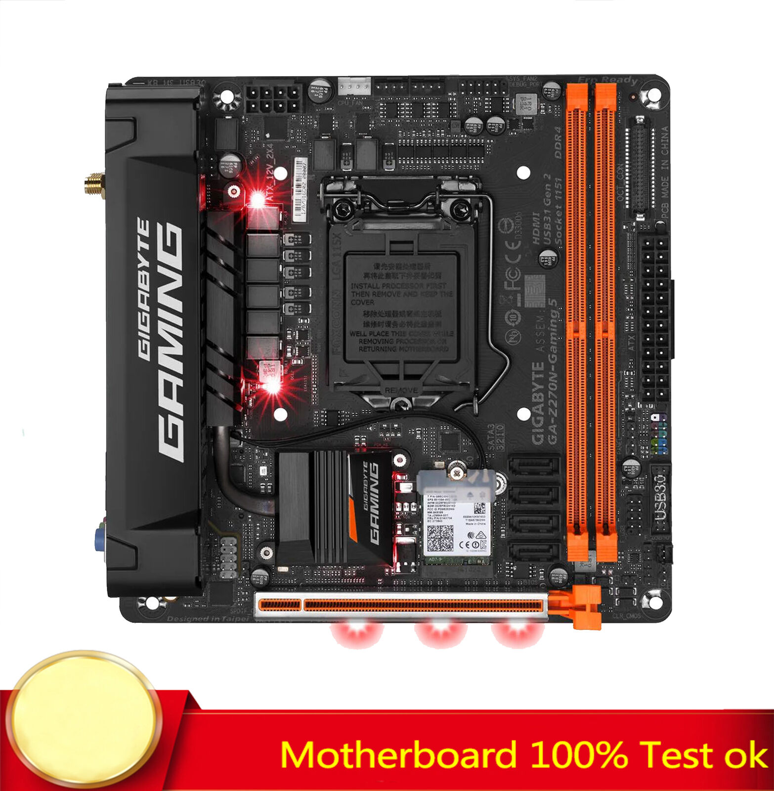 FOR GIGABYTE GA-Z270N-Gaming 5 Z270 1151PIN 32G DDR4 Motherboard 100% Test Work